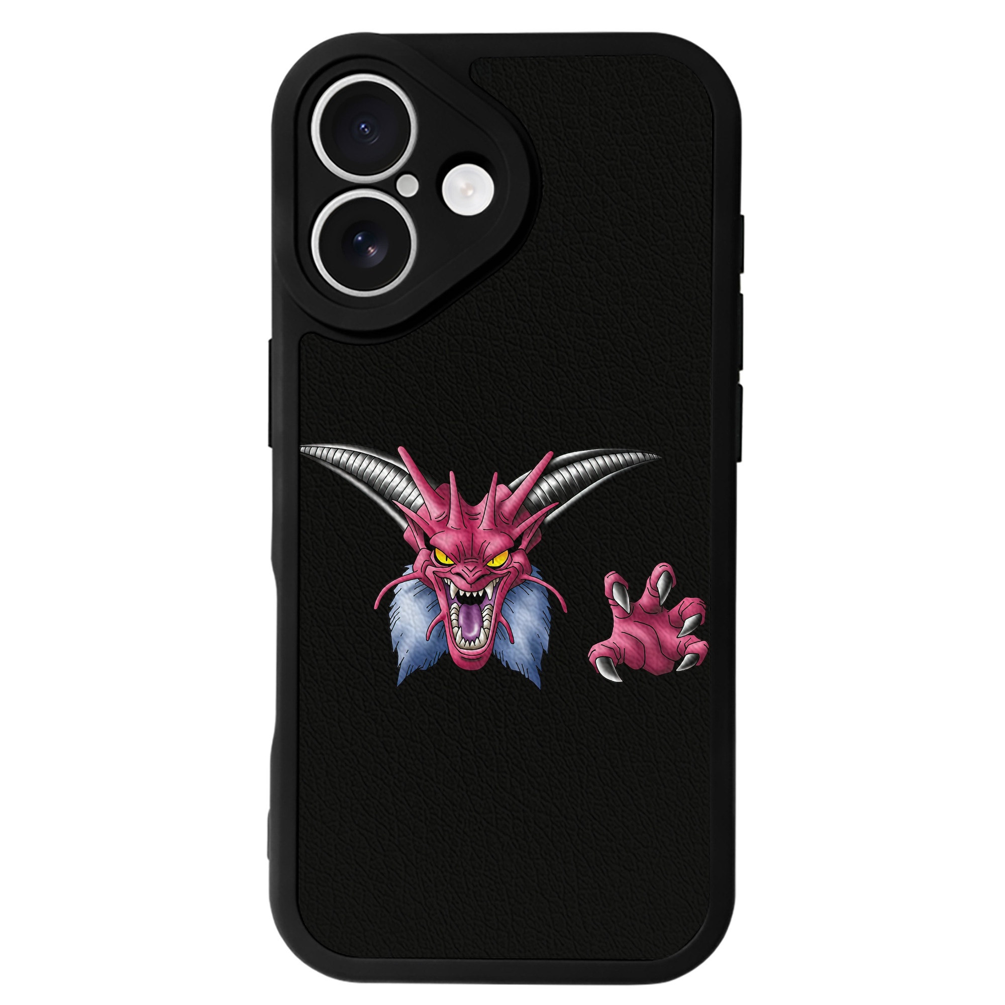 （画像用） ドラゴンクエスト Doragon Kuesuto Dragon Quest 【iPhone 16シリーズ対応】シリコンスマホケース（レザー調） 材質：シリコン